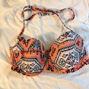 Colorful bikini top